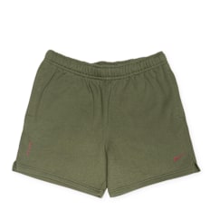 Nike M NRG Nocta CS Short FLC cargo khaki/team red grün