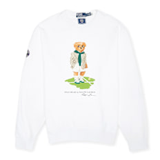 Polo Ralph Lauren Lsbearcnm1-Long Sleeve-Sweatshirt blanc