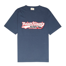 Autry&nbsp; x Maison Kitsune T-Shirt bleu