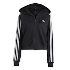 adidas Originals 3S Zip Hoodie black/white schwarz
