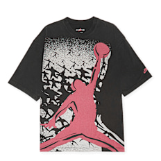 Jordan M J Nc Reissue Ovsz Ss Crew black/gym red/gym red zwart