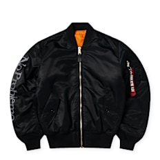 No Problemo&nbsp; x Alpha Industries No War MA-1 Jacket noir