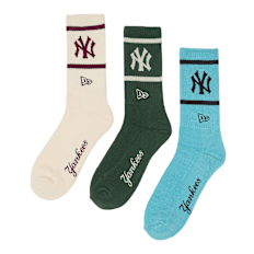 New Era MLB Crew Socks 3PK New York Yankees multicolor