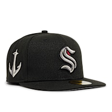 New Era 59Fifty NHL Black Dome Pack Seattle Kraken zwart