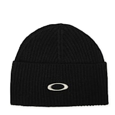 Oakley Ellipse Ribbed Beanie schwarz