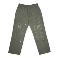 Umbro by Slam Jam Shinguard Canvas Pants vert
