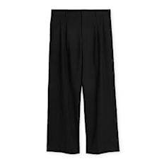 Sunflower Wide Pleated Trouser zwart