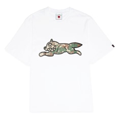 ICECREAM&nbsp; Woodland Camo Running Dog T-Shirt blanc