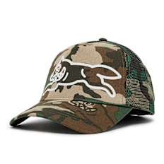 ICECREAM Running Dog Woodland Camo Trucker Cap camouflage