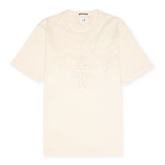 C. P. Company T-Shirt In Mercerized Jersey 30/2 Twisted beige