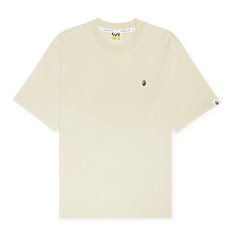 A Bathing Ape One Point Relaxed Fit Tee M beige beige