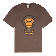 A Bathing Ape Big Baby Milo Tee M brown