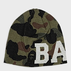 A Bathing Ape&nbsp; 1st Camo Knit Cap camouflage
