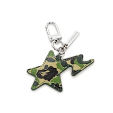 A Bathing Ape ABC Camo Sta Keychain M groen