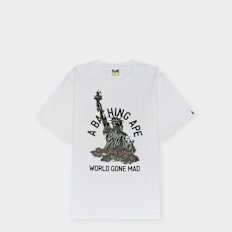 A Bathing Ape Statue Of Liberty Tee M weiß