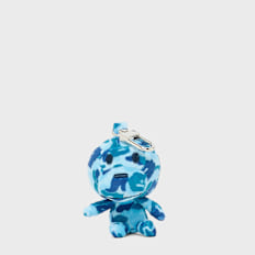 A Bathing Ape ABC Camo Baby Milo Plush Doll Key Chain L blau