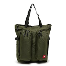 The North Face Red Box Tote Bag green