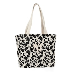 New Era Cow Jacquard Tote Bag New York Yankees beige