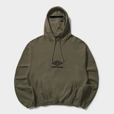 Umbro by Slam Jam Og Logo Mask Hoodie grün