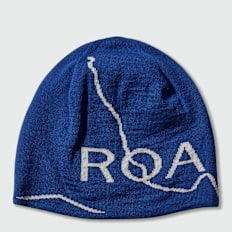 ROA&nbsp; Logo Wool Beanie bleu