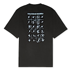 Daily Paper&nbsp; Shield Evolution Short Sleeve Tee noir
