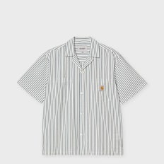 Carhartt WIP Short Sleeve Leavel Shirt bleu