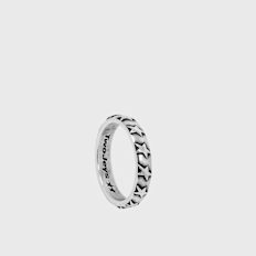 TwoJeys Star Studded Ring silber