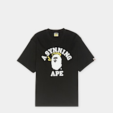 A Bathing Ape x Spotify x Central Cee College Tee zwart