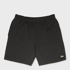 Lacoste Regular Fit-Shorts aus Fleece schwarz