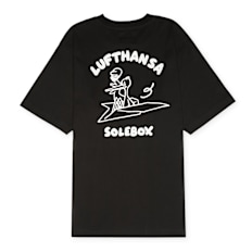 solebox x Lufthansa T-Shirt Paperplane zwart