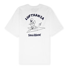 solebox x Lufthansa T-Shirt Paperplane blanc