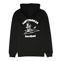 solebox x Lufthansa Paperplane Hoodie zwart
