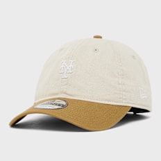 New Era Mini Washed Contrast 920 Cap New York Mets beige