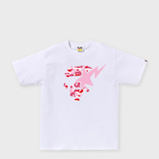 A Bathing Ape ABC Camo Ape Face Sta Tee M weiß