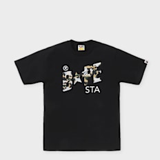 A Bathing Ape Sta Over Print 1st Camo Bape Sta Tee zwart