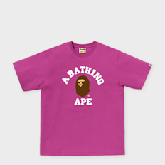 A Bathing Ape College Tee M Pink