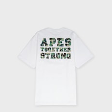 A Bathing Ape ABC Camo College ATS Tee Weiss
