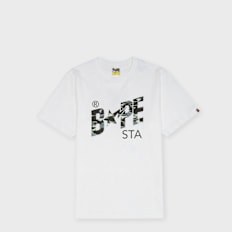 A Bathing Ape Screen Camo Bape Sta Tee Weiss