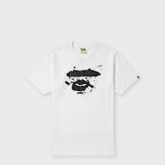 A Bathing Ape Graffiti Ape Face Tee Weiss