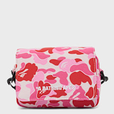 A Bathing Ape ABC Camo Mini Shoulder Bag rosa