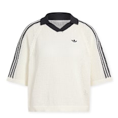 adidas Originals Crochet Polo blanc
