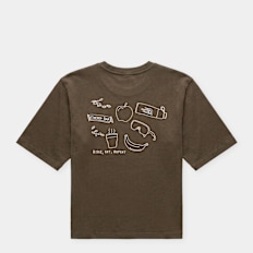 The North Face Wmns Hike Picnic Boxy Short-Sleeve Graphic T-Shirt bruin