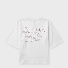 The North Face Wmns Hike Picnic Boxy Short-Sleeve Graphic T-Shirt weiß