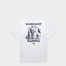 The North Face Basecamp Barista Relaxed Short-Sleeve Graphic T-Shirt Weiss