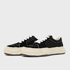 Maison Mihara Yasuhiro Eric Overdyed Canvas Low Top Sneakers black