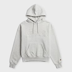 ICECREAM Applique Running Dog Popover Hood grey
