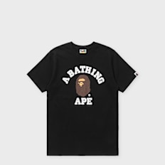 A Bathing Ape College Tee white schwarz
