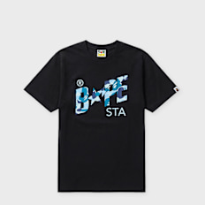 A Bathing Ape ABC Camo Bape Sta Tee schwarz