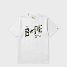A Bathing Ape ABC Camo Bape Sta Tee white