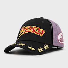 TwoJeys Embroidered Purple Dad Cap black